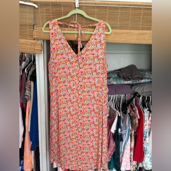 GAP Pink and Orange Sleeveless Sundress - Picture 2 of 5